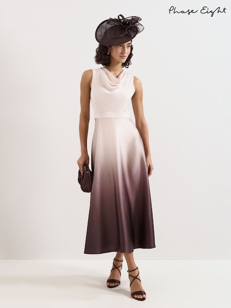 كريم - Phase Eight Cheryl Ombre Dress