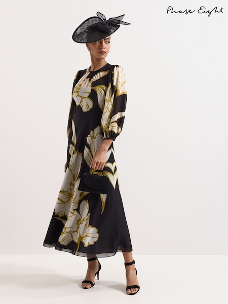 Noir - Robe longue Phase Eight Eve