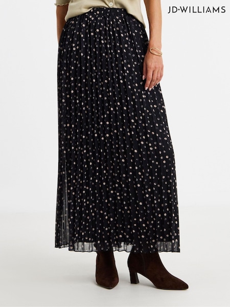 Black - Jd Williams Chiffon Pleated Midaxi Skirt