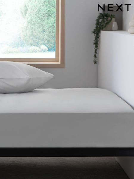 Grey Easy Care Polycotton Fitted Sheet (284111) | €7 - €17