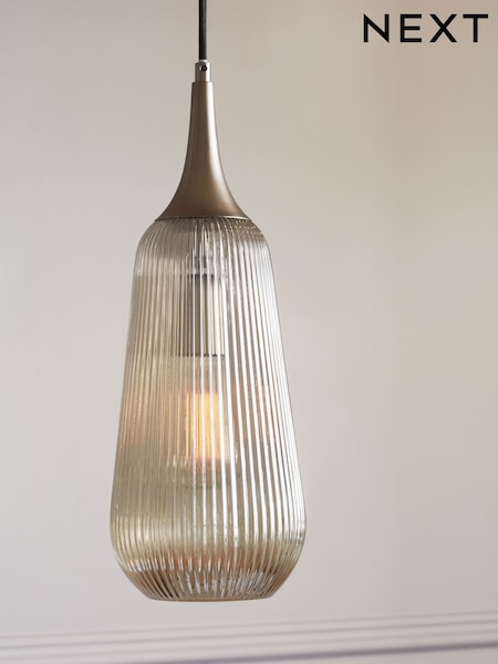 Champagne Gold Hertford Pendant Ceiling Light (284232) | €79