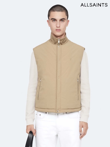 Καφετί - Regular Allsaints Rusland Gilet