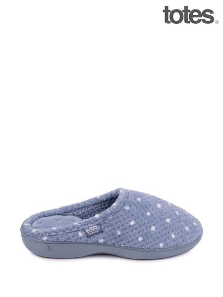 Blau - Totes Isotoner Popcorn Frottee-Pantoffeln (285358) | 17 €