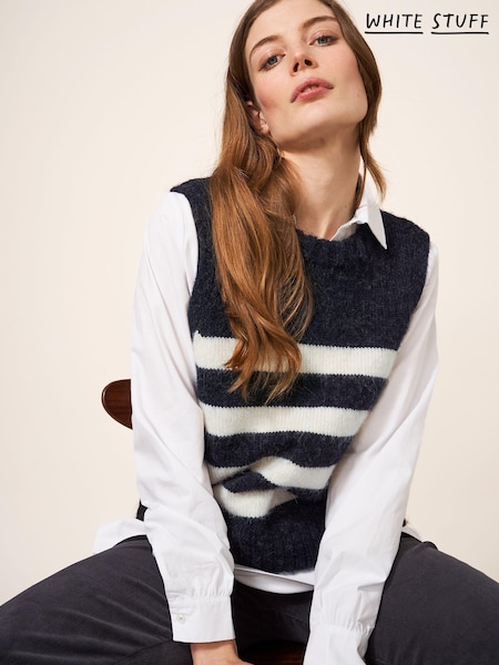 White Stuff Stripe Black Tank (285365) | €37