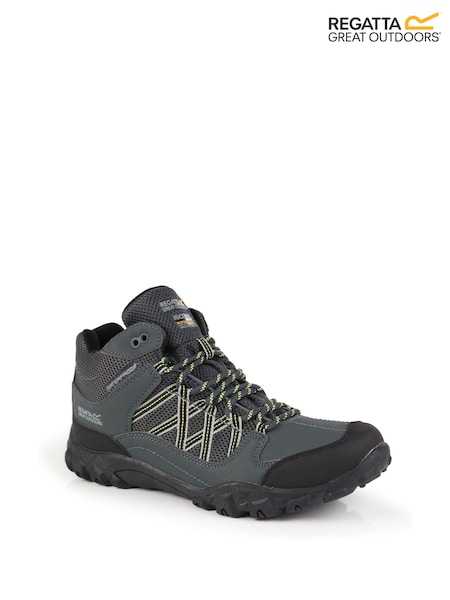 Regatta Grey Edgepoint Mid Waterproof Walking Boots (285435) | €40.50
