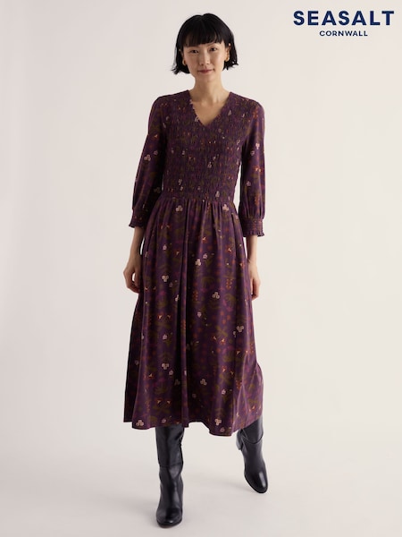Purple - Seasalt Cornwall Sea Sound Dress