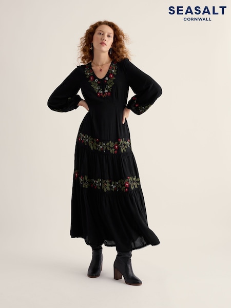 أسود - Seasalt Cornwall Daniella Dress