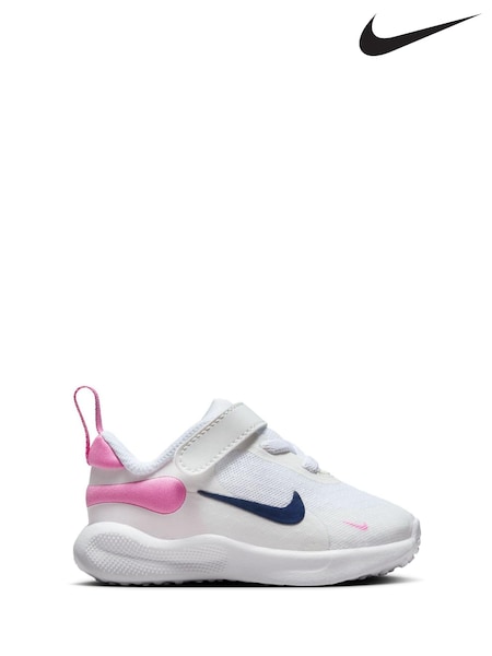Weiß, pink: - Nike Infant Revolution 7 Trainers (286406) | 27 €