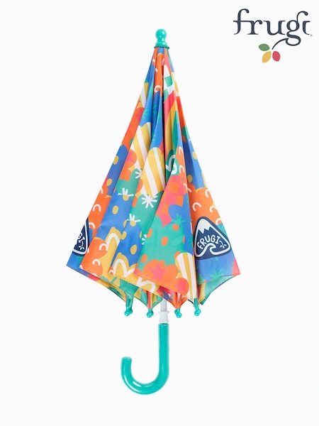 Blue - Frugi Puddle Buster Umbrella