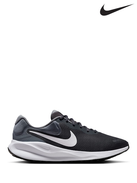 Nike Anthractite Grey Revolution 7 Road Running Trainers (286654) | €85