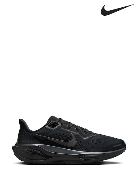 Nike Black/Grey Pegasus 41 Road Running Trainers (287353) | €172