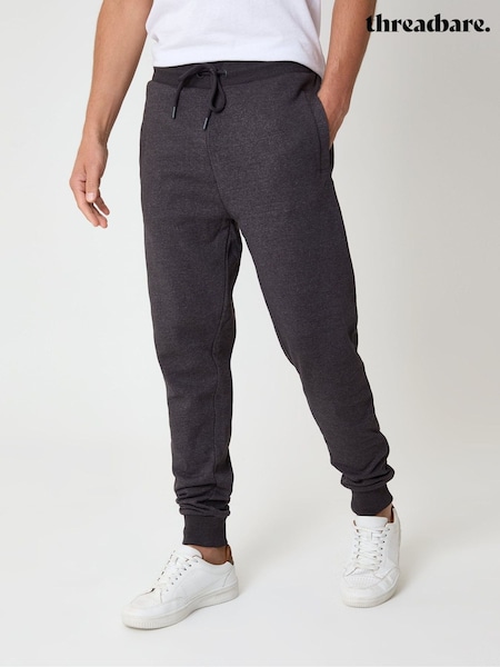 Grey - Regular Threadbare Regular Fit Joggers
