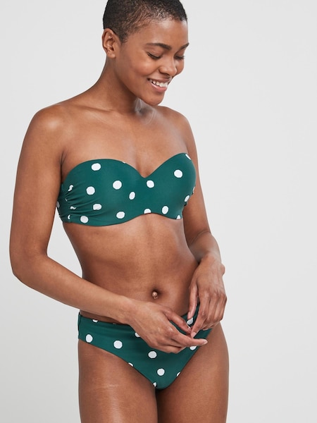 Green Spot Shape Enhancing Bandeau Bikini Top (287929) | €9