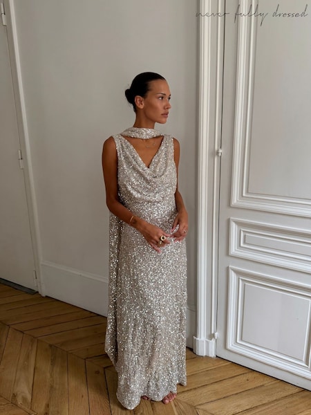 فضي - Never Fully Dressed Sequin Sophie Dress