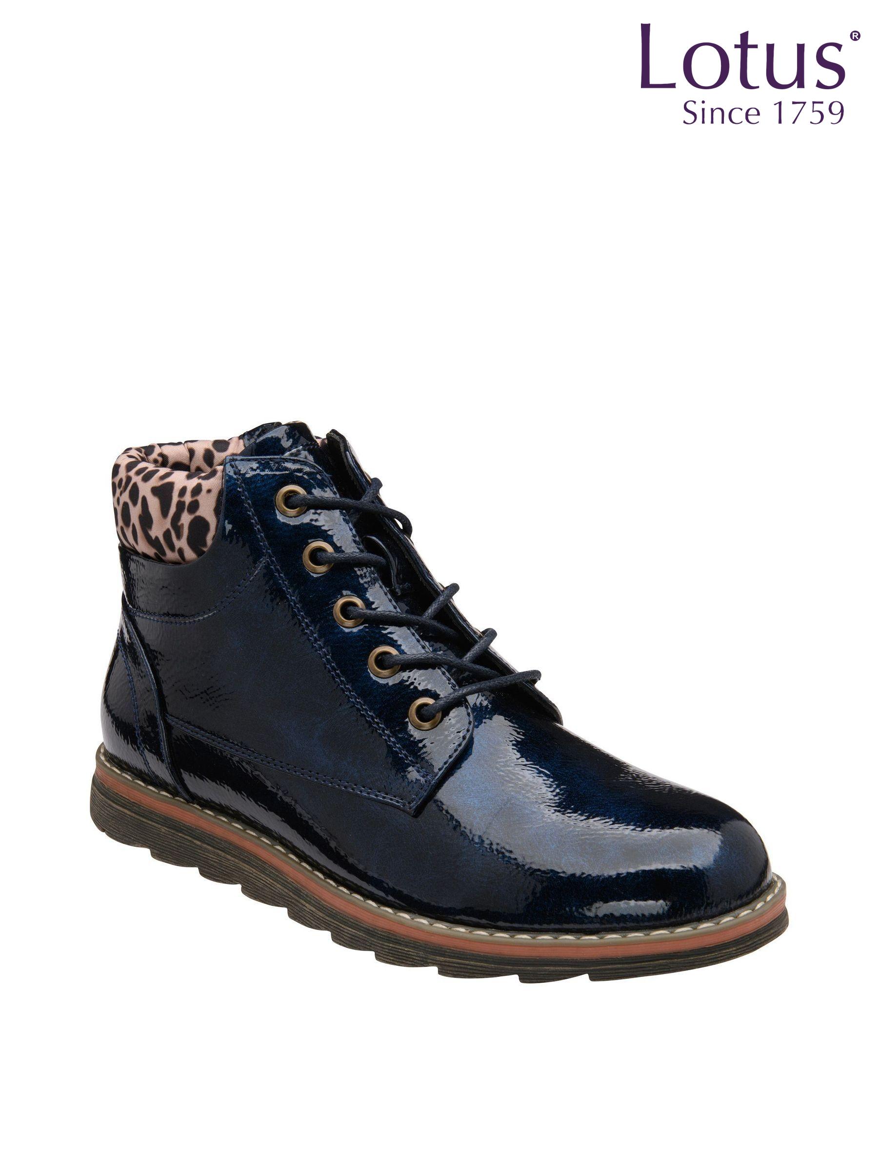 Lotus navy boots outlet