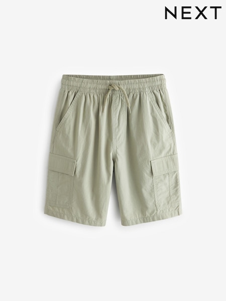 Sage Green Parachute Cargos Shorts (3-16yrs) (288468) | €7 - €10
