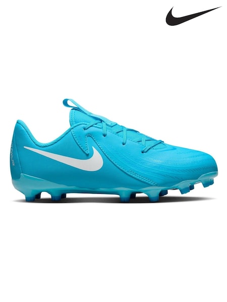 Glacier Blue - Nike Kids Phantom 2 Academy Grey/Green Ground Football Boots (288651) | €33