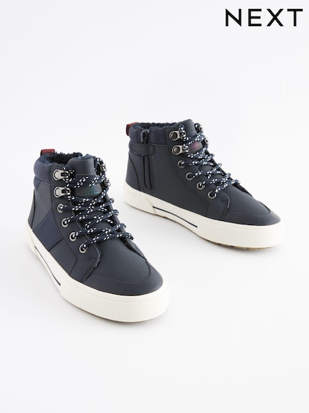 Navy Wide Fit (G) Thinsulate™ Lace Up High Top (288835) | €7 - €9