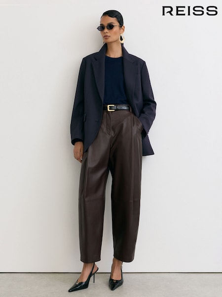 Jūras spēki - Reiss Sandor Stretch-twill Relaxed Single-breasted Blazer