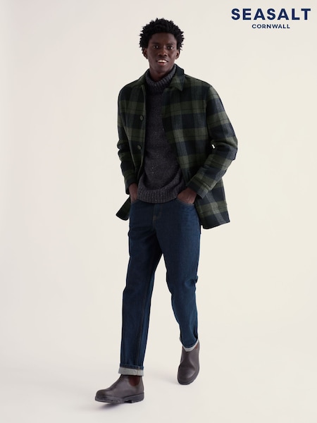 Blå - Regular Seasalt Cornwall Rowlocks Coat