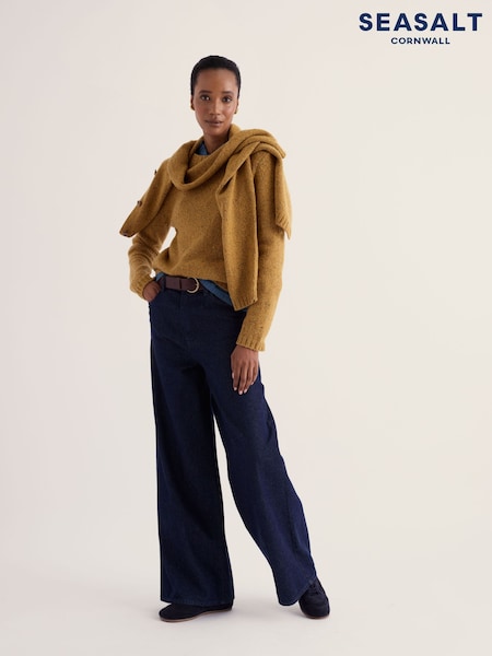 Yellow - Seasalt Cornwall Dawson Pick Jumper