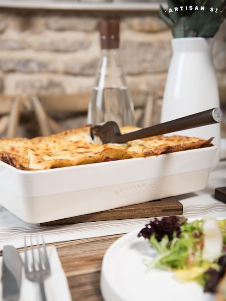 Artisan Street White Large Rectangular Roaster (289861) | €31