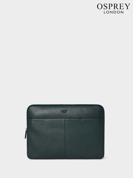 მწვანე - Regular Osprey London The Jacob Leather Tech Sleeve Bag
