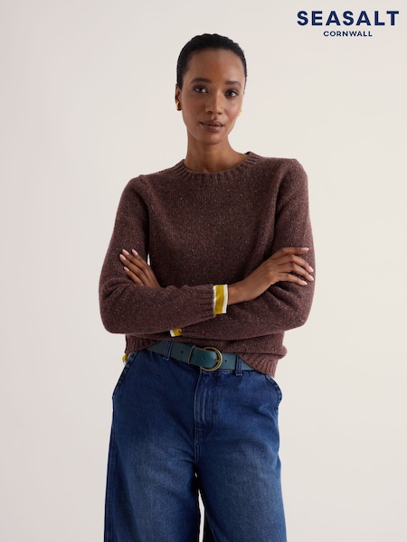 Brown - Seasalt Cornwall Dawson Pick Jumper