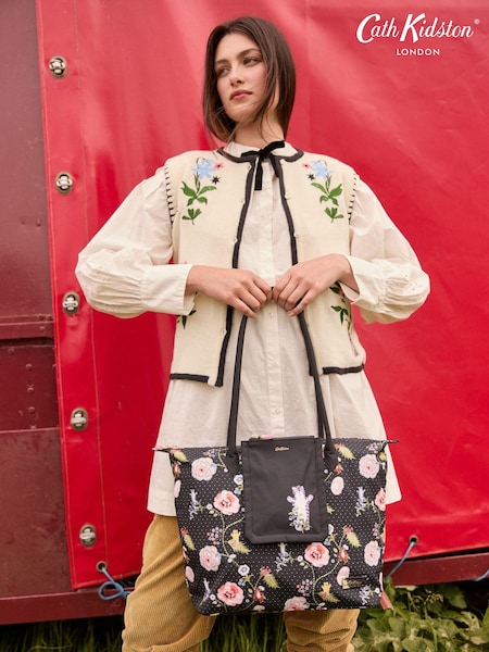 Cath Kidston Black Medium Tote Bag (290993) | €52