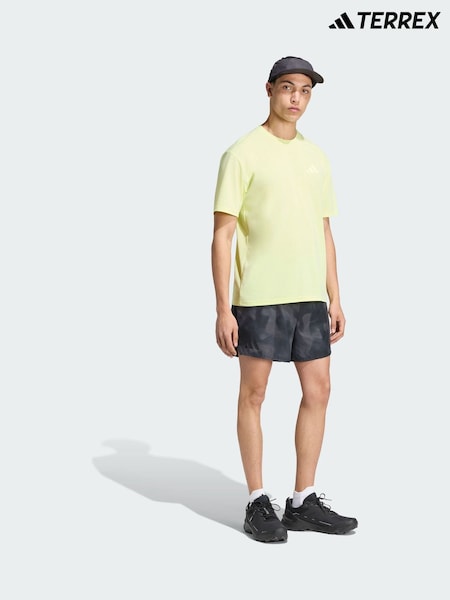 Yellow - Regular Adidas Terrex Multi Climacool Logo Tech T-shirt