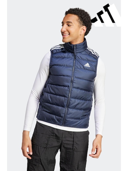 adidas Blue Essentials 3-Stripes Light Down Gilet (291797) | €53