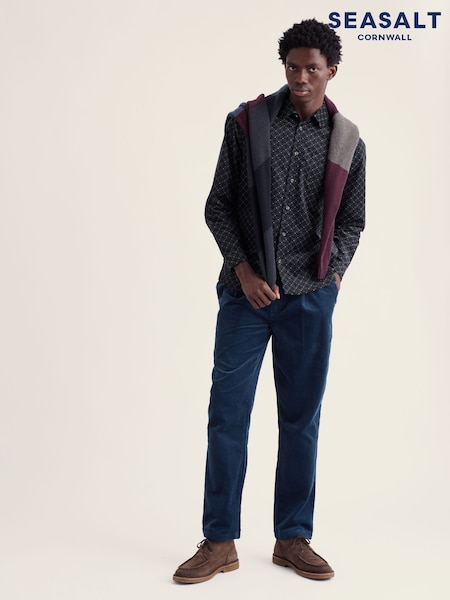Bleu - Regular Seasalt Cornwall Yeoman Trousers