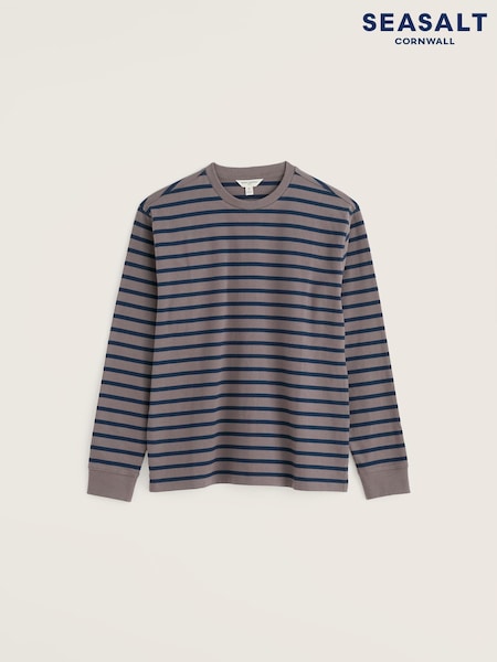 رمادي - Regular Seasalt Cornwall Longboat Top