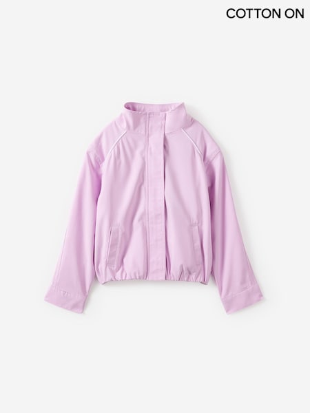 Purple - Cotton On Active Funnel Neck Jacket