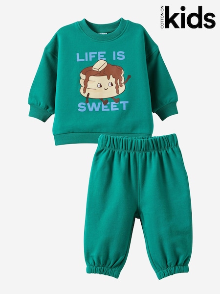 Green - Cotton On Bundle Riley Sweater & Trackpants Set
