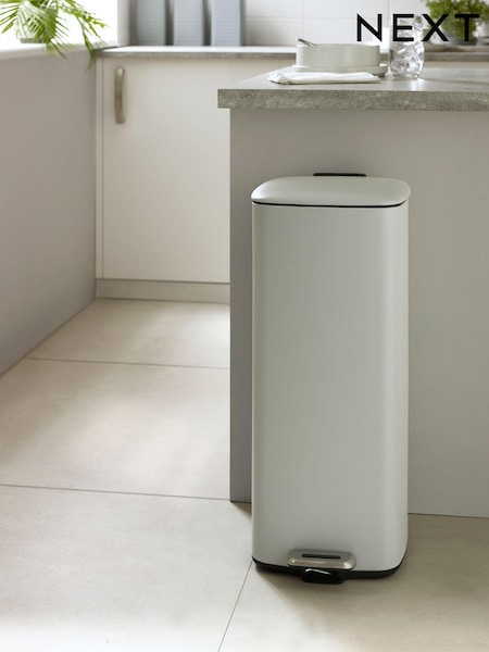 Light Grey 30L Soft Close Pedal Bin (294940) | €89