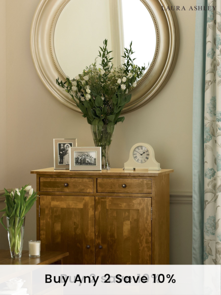 Laura Ashley Honey Gold Garrat 2 Door 2 Drawer Narrow Sideboard (295323) | €916
