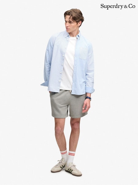 Grey - Regular Superdry Monogram Shorts