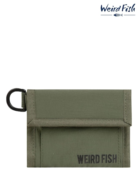 Green - Regular Weird Fish Calden Ripper Wallet