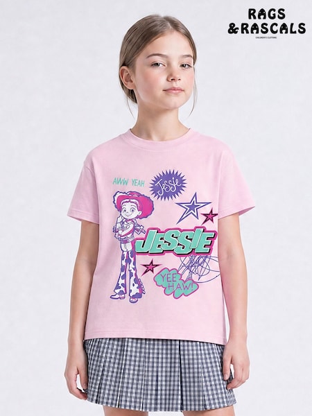 وردي - Rags & Rascals Disney Toy Story Jessie Scribble T-shirt