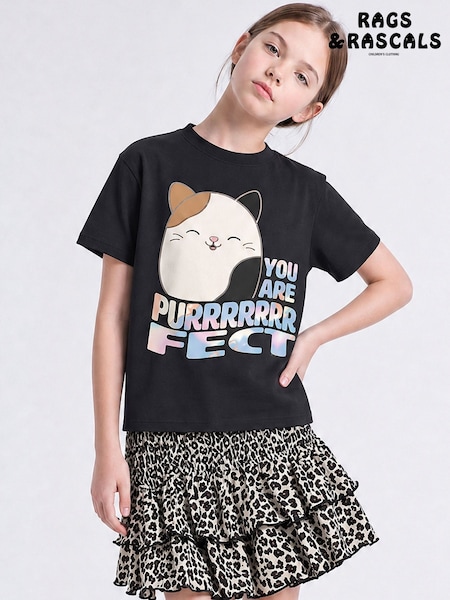 Negro - Rags & Rascals Squishmallows Cam You Are Perfect T-shirt