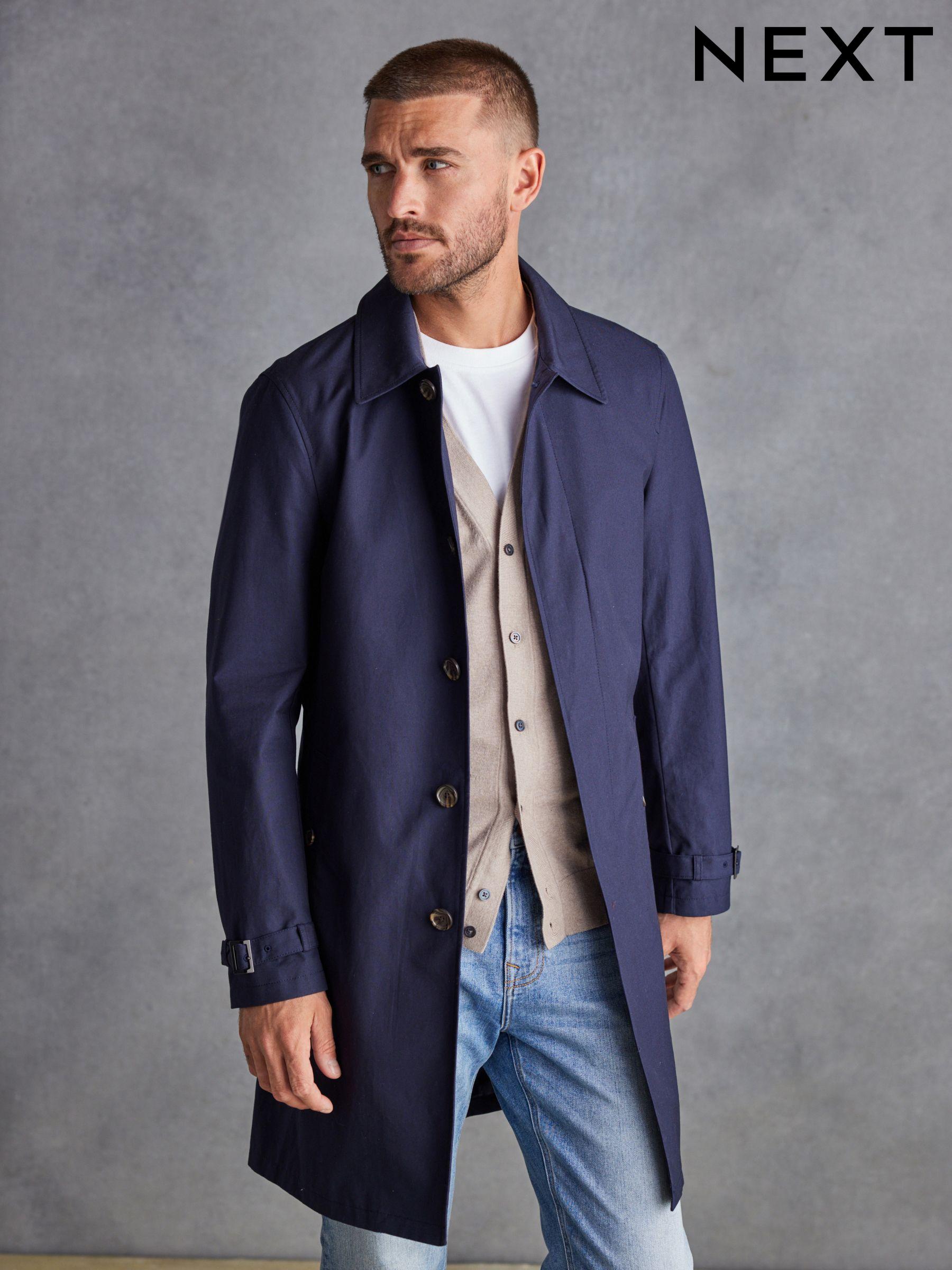 Blue Premium Long Coats Next Luxembourg