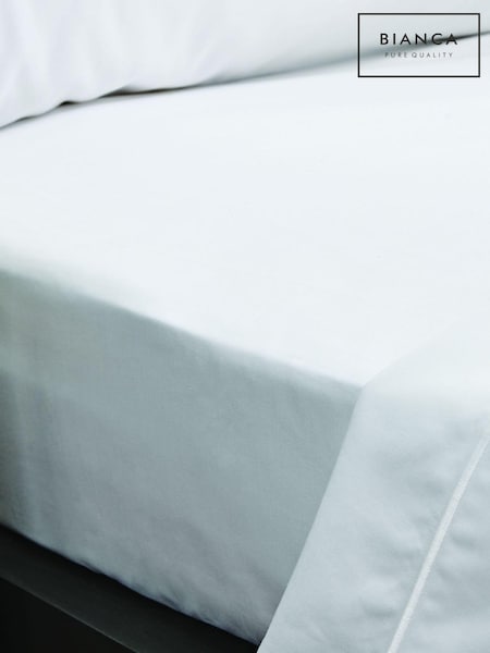 Bianca White Luxury 800 Thread Count 100% Cotton Sateen Fitted Sheet (296500) | €106 - €132