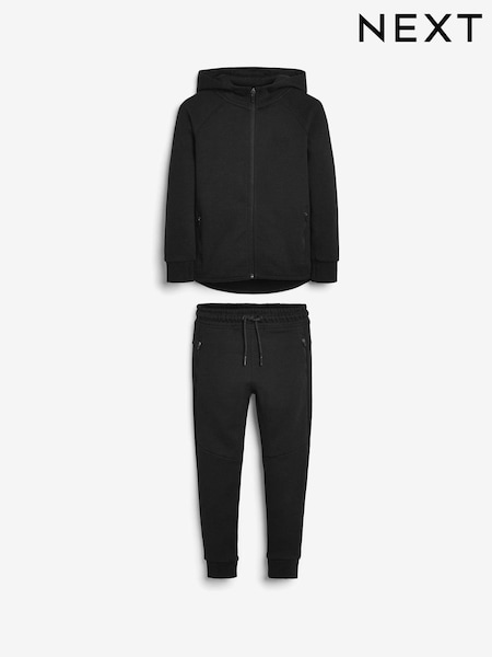 שחור - Tech Sportswear Hoodie & Joggers Set (3-16yrs) (296799) | ‏126‏₪ - ‏168‏ ₪