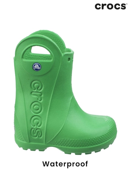 Crocs Green Toddler Waterproof Handle It Rain Boots (297348) | €40