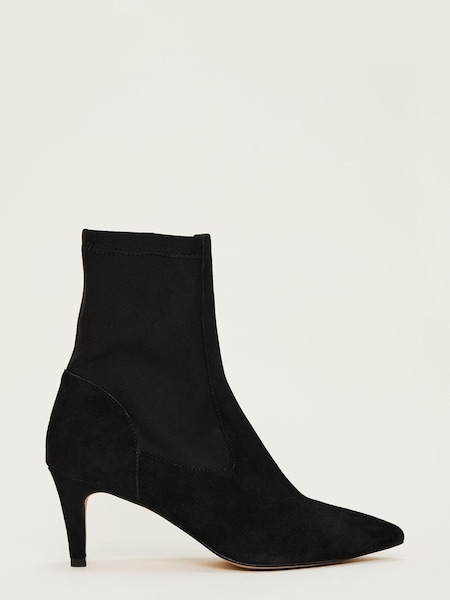 Phase Eight Suede Black Sock Boots (2976J4) | €83