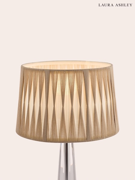 Laura Ashley Natural Gathered Pleat Easyfit Lamp Shade (297945) | €61 - €74