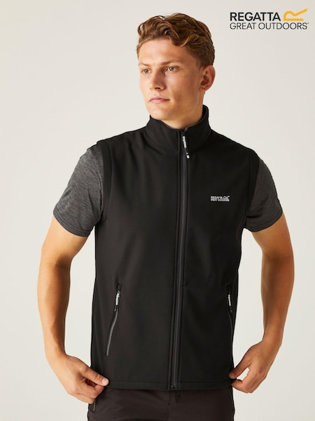 Regatta Black Bradwell III Softshell Gilet (297970) | ₪176