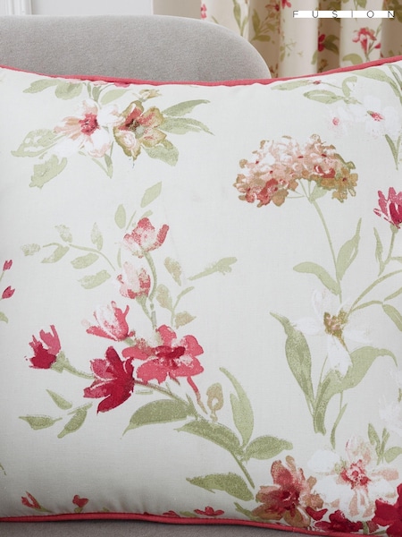 Fusion Red 100% Cotton Jeannie Cushion (298365) | AED93
