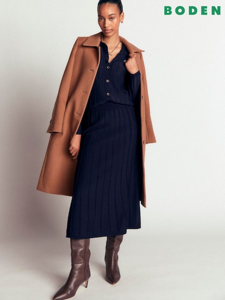Blå - Boden Ottoman Stitch Cardigan